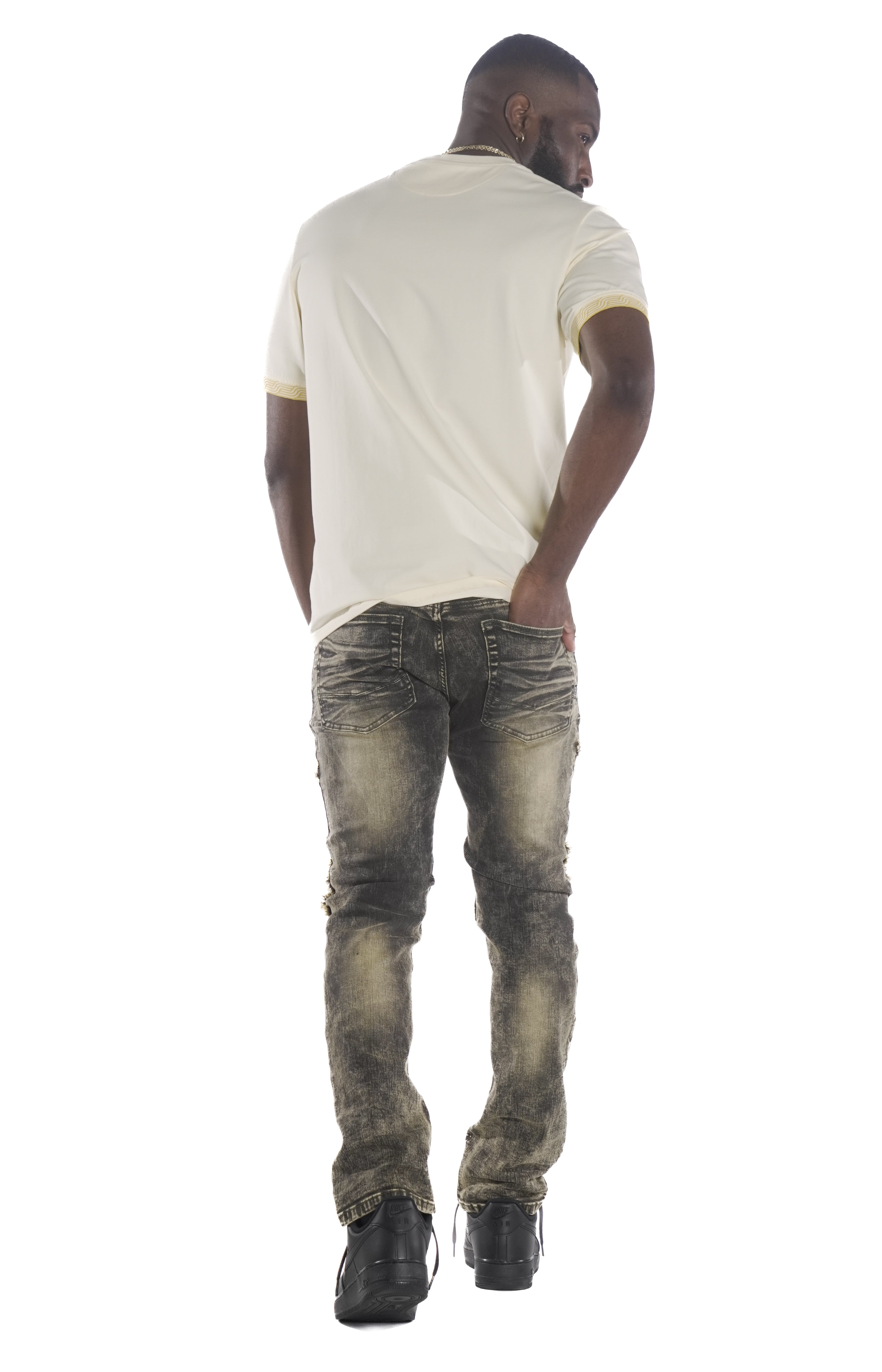 M1967 Makobi David Denim Jeans - Olive