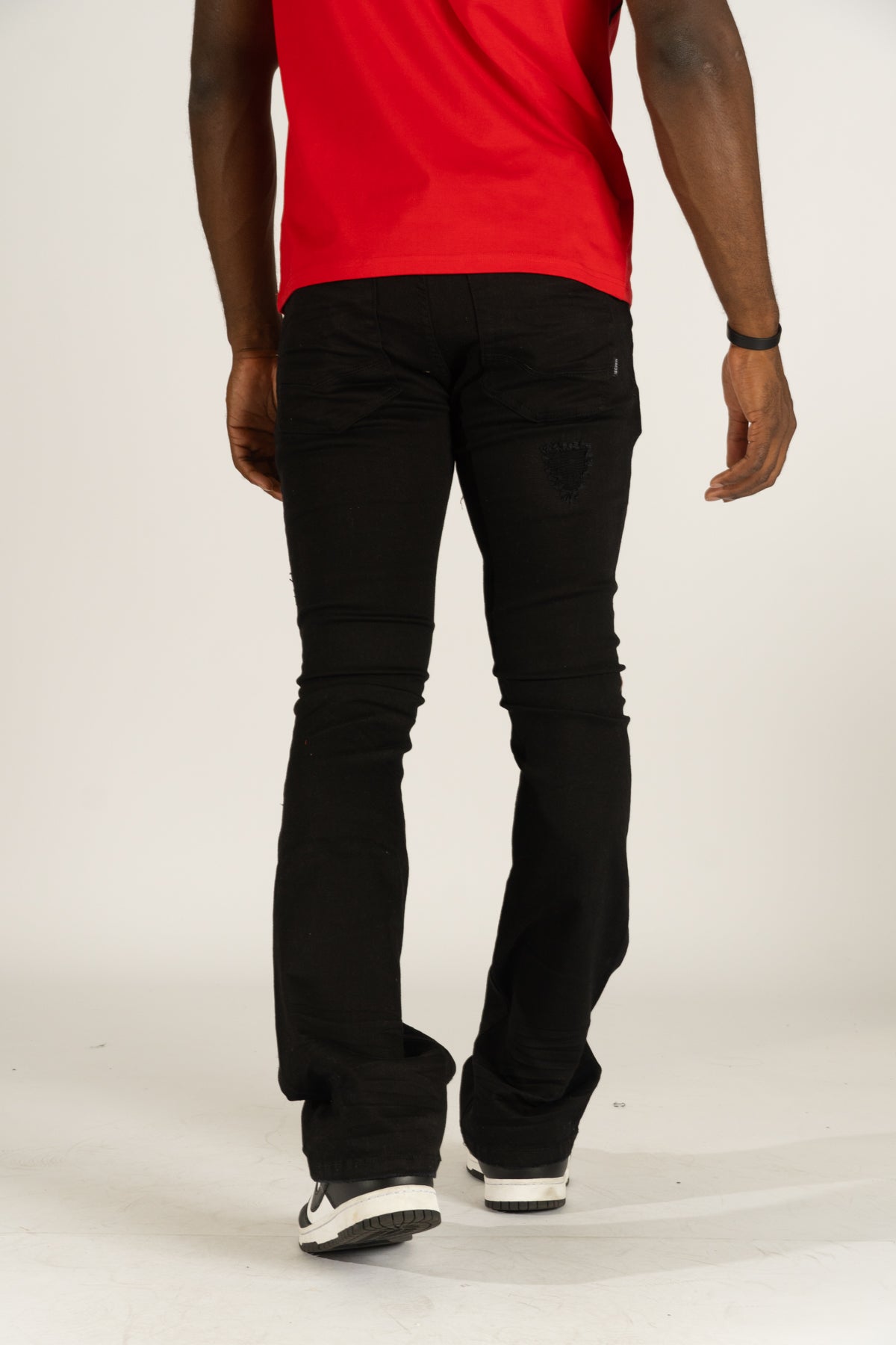 M1948 Benini Twill Stacked Jeans - Black