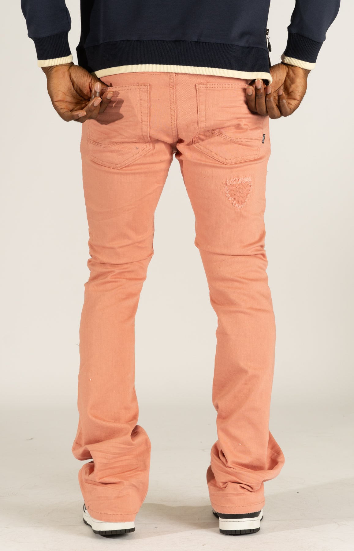 M1948 Benini Twill Stacked Jeans - Rose