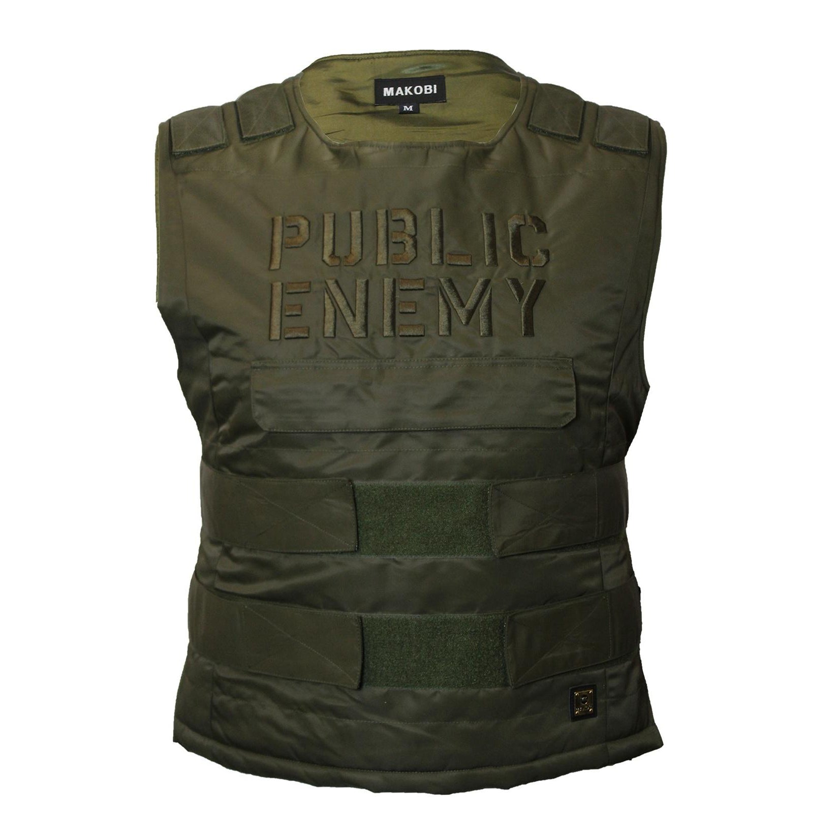 M1120 Makobi Public Enemy Vest - زیتون