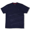 M389 Makobi Jacquard Solid tee- Navy