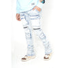 F1728 Ẹru Stack Jeans - Light Wẹ