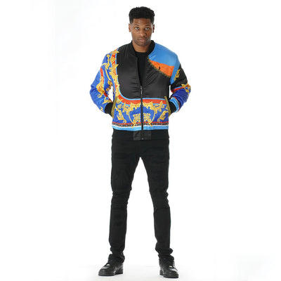 M4630 Greek Reversible Jacket - Black/Royal