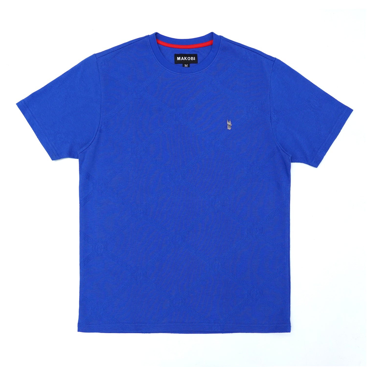 M298 Embossed Knit Tee - Royal