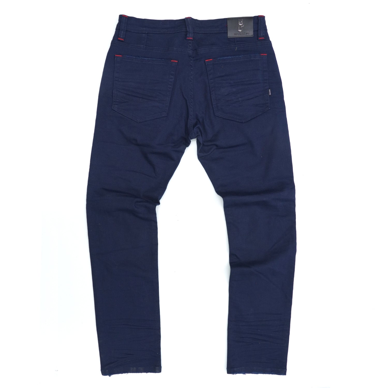 M1926 - Makobi Core Denim Biker Jeans - Navy