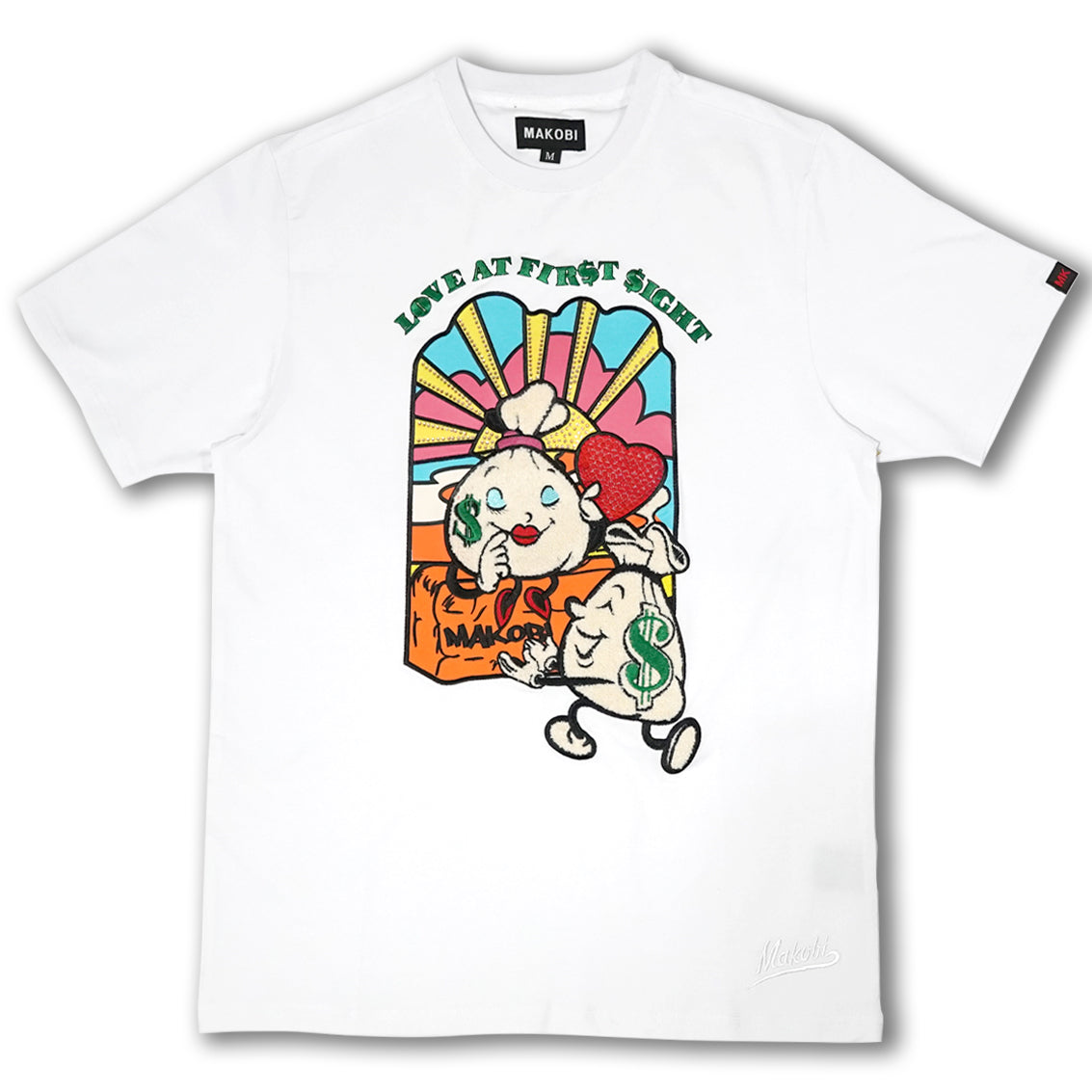 M234 Makobi Love Ni First Oju Tee - White