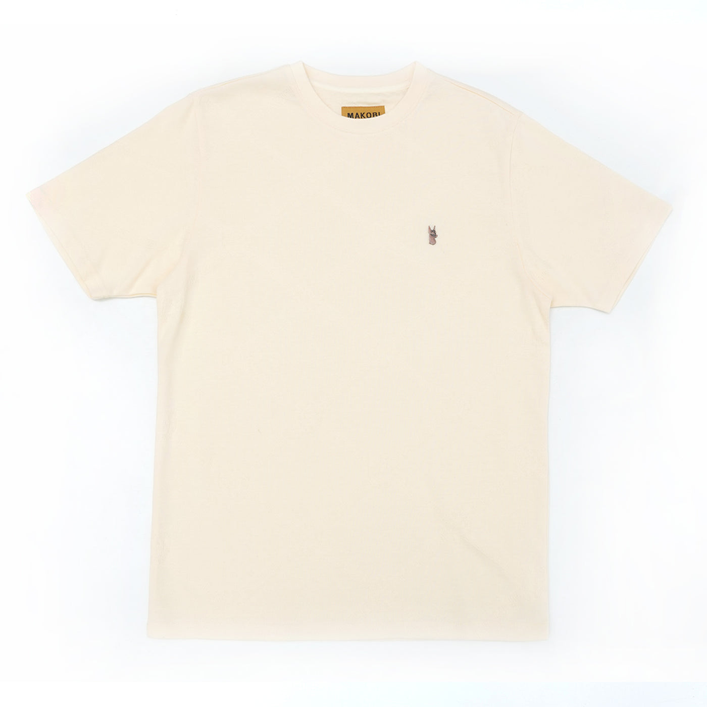 M298 Embossed Knit Tee - Natural