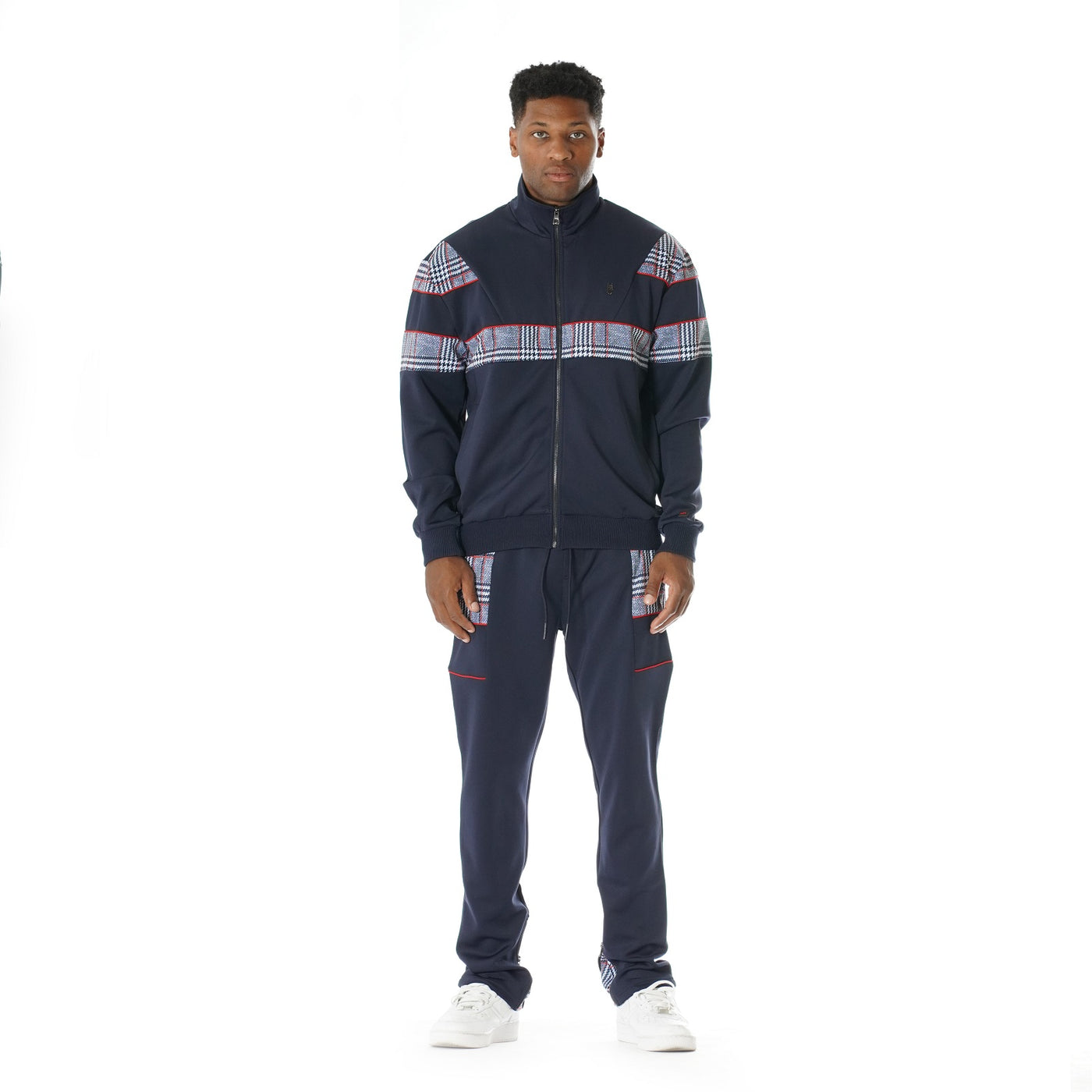 M2780 Makobi PolyPlaid Track Set - Navy