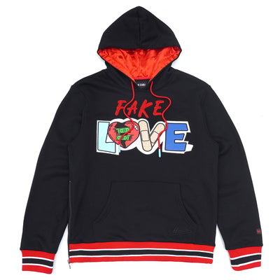 M4760 Fake Love Hoodie - Black