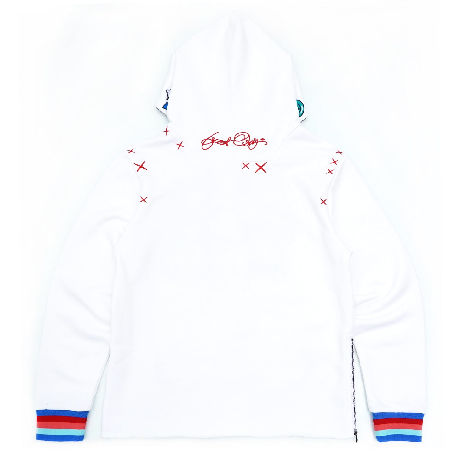 F5738 Love Kills Hoodie - White