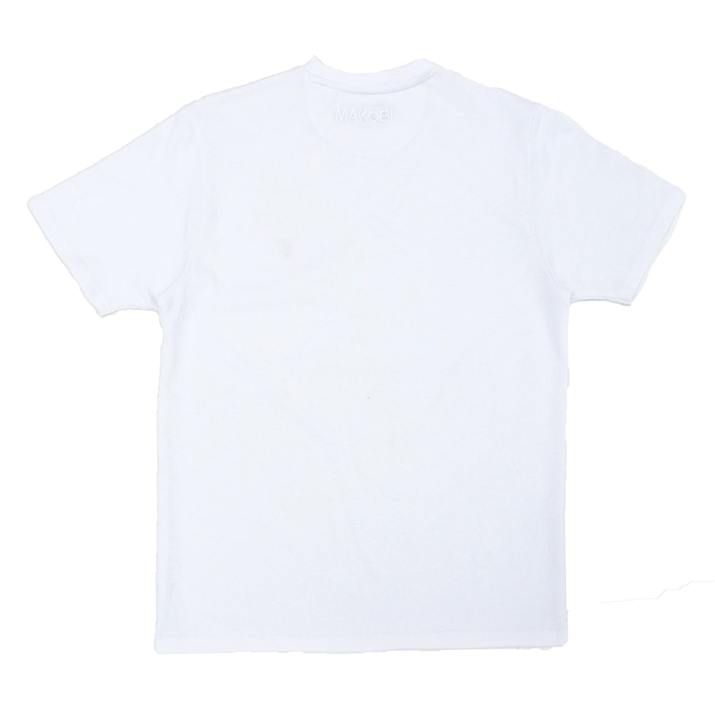 M298 Embossed ṣọkan Tee - White