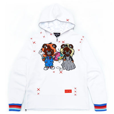 F5738 Love Kills Hoodie - White