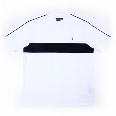 M308 Makobi mojuto Tee w / Itansan Felifeti- White