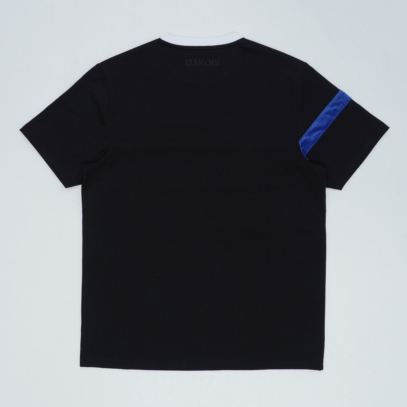 M204 Makobi Itansan Tee w / felifeti - Black Royal