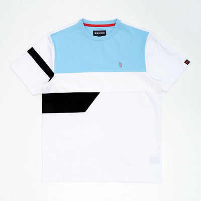 M204 Makobi Itansan Tee w / felifeti - White