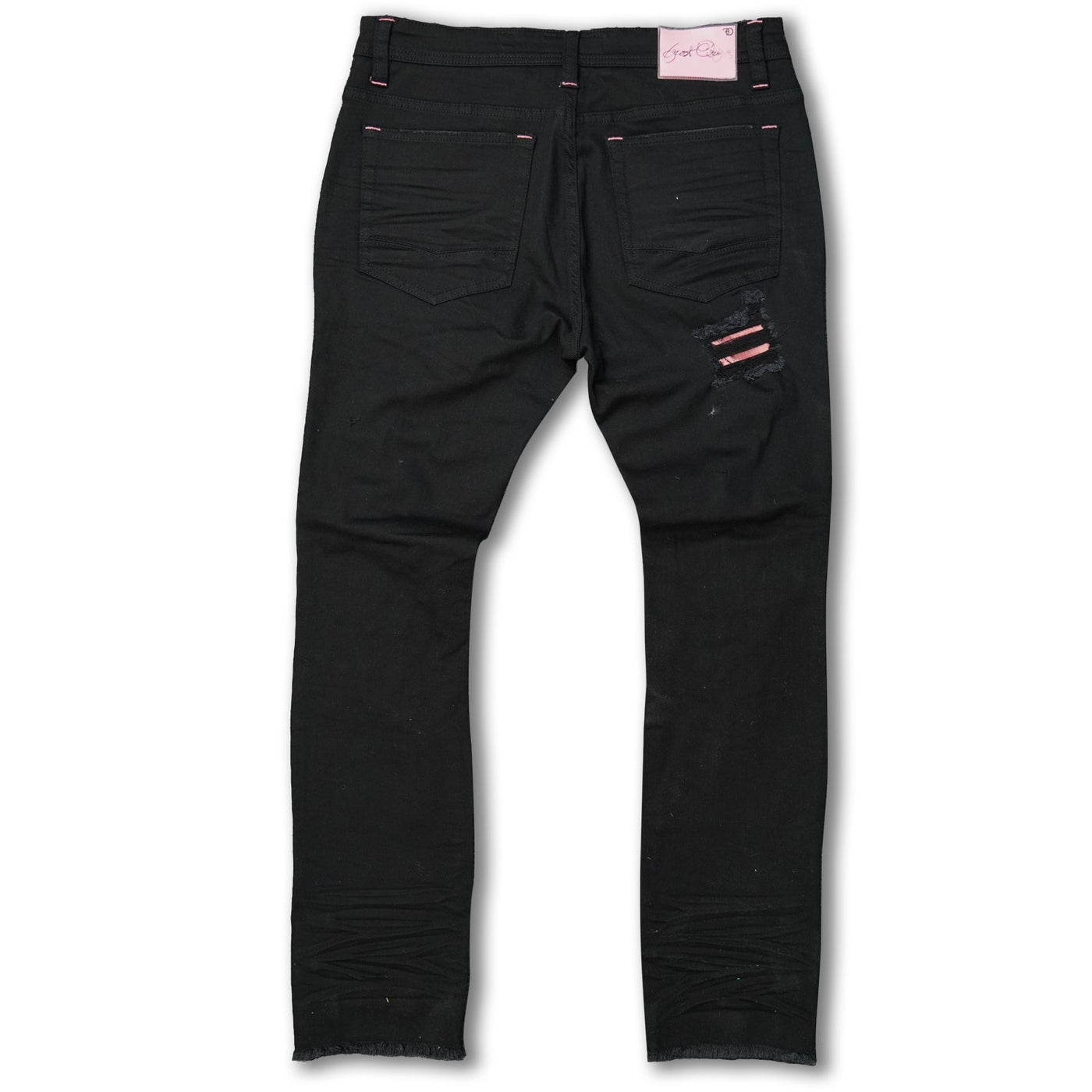 F1745 Shredded sokoto w/ Okun Layer - Black