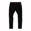 F1778  Frost Shredded Jeans w/ paint - Black