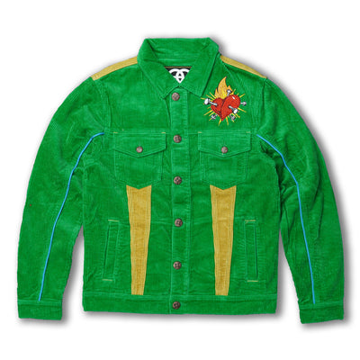 F1045 Frost Eyin Ẹṣẹ Okun Jacket - Green