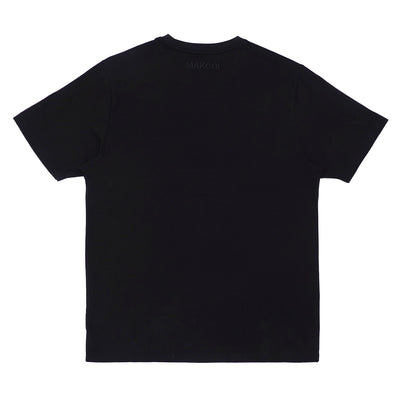 M308 Makobi Core Tee w/ Contrast Velvet- Black/Red