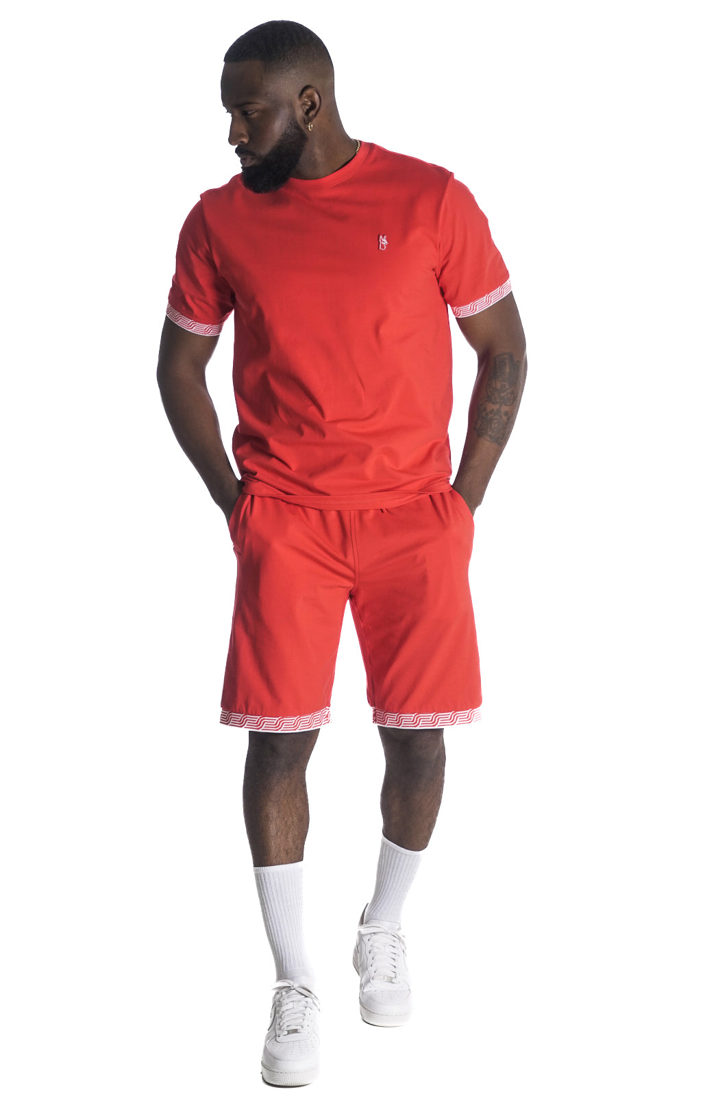 M775 Makobi Luciano Shorts - Red