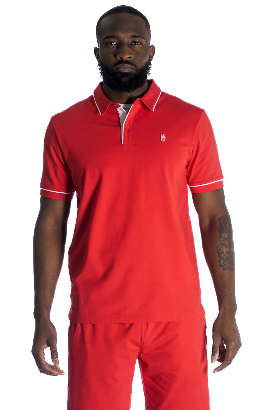 M383 Makobi Luciano Polo Shirt - Red