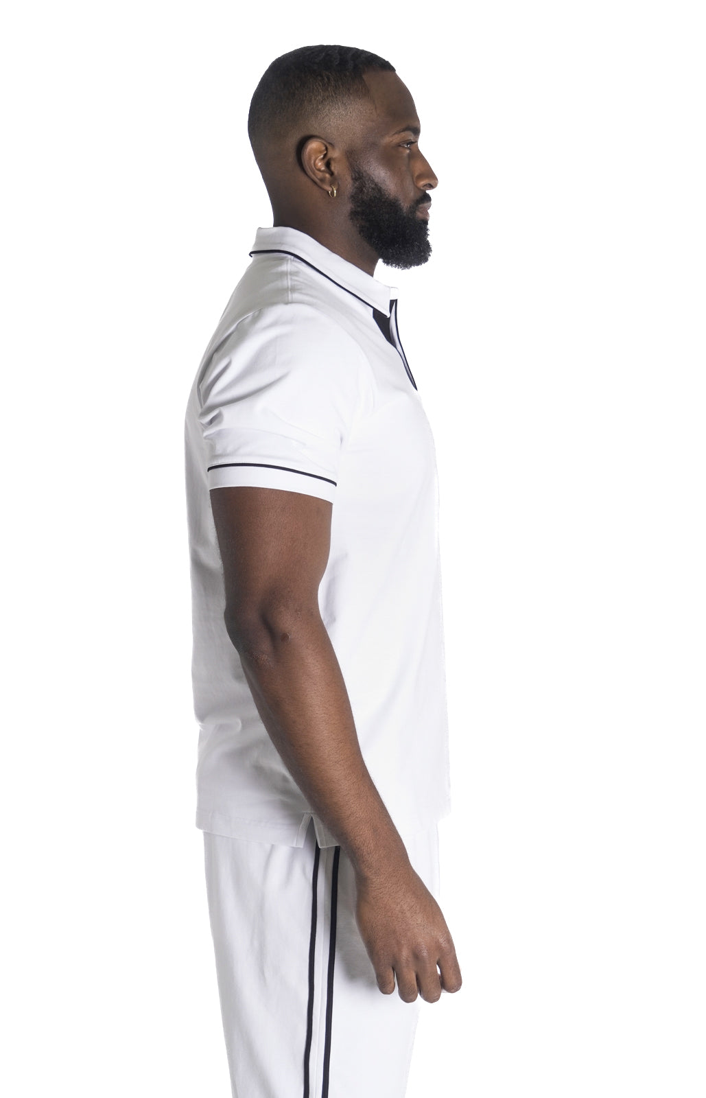 M383 Makobi Luciano Polo Shirt - White