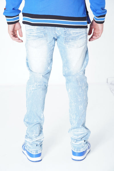 M1940 Naxos Biker Jeans - Light Wash