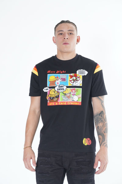 F177 Ọjọ Night Tee - Black