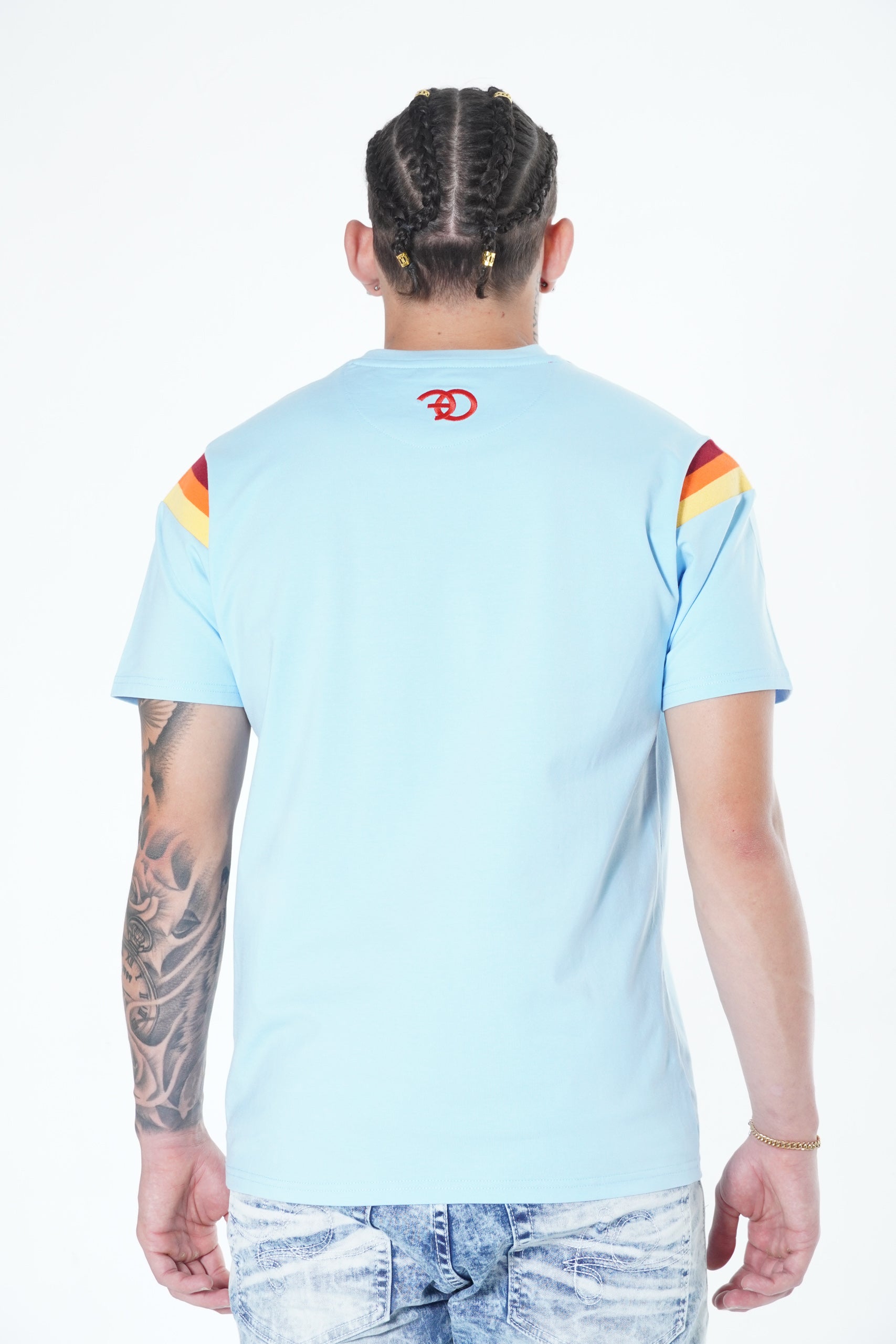 F177 Ọjọ Night Tee - Light Blue