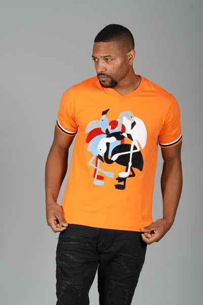 M219 Flamingo Tee - Orange