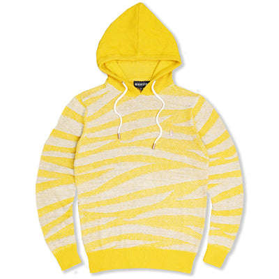 M5050 Tiger Knit Hoody siweta - Alikama