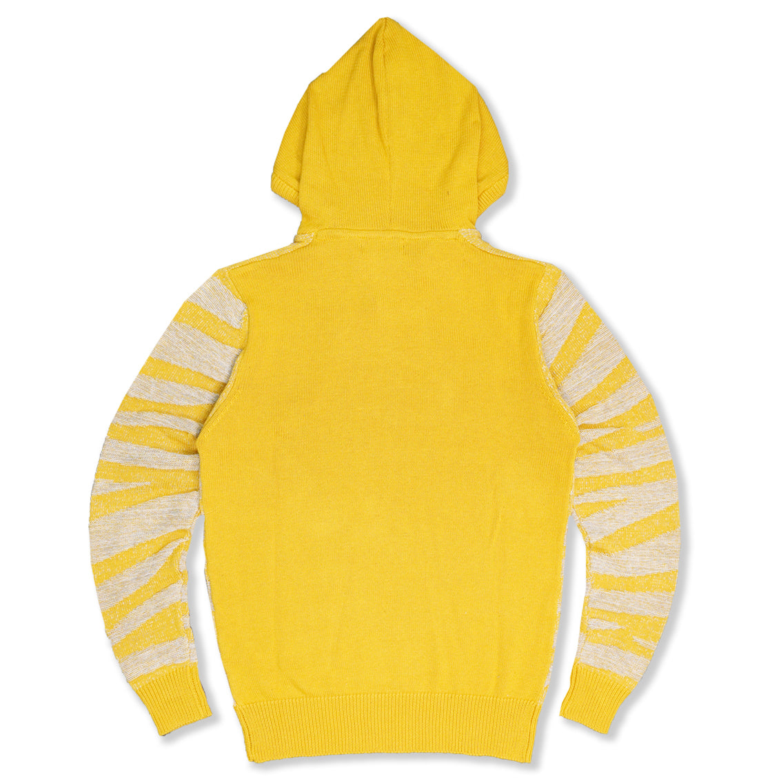 M5050 Tiger Knit Hoody Sweater - Wheat