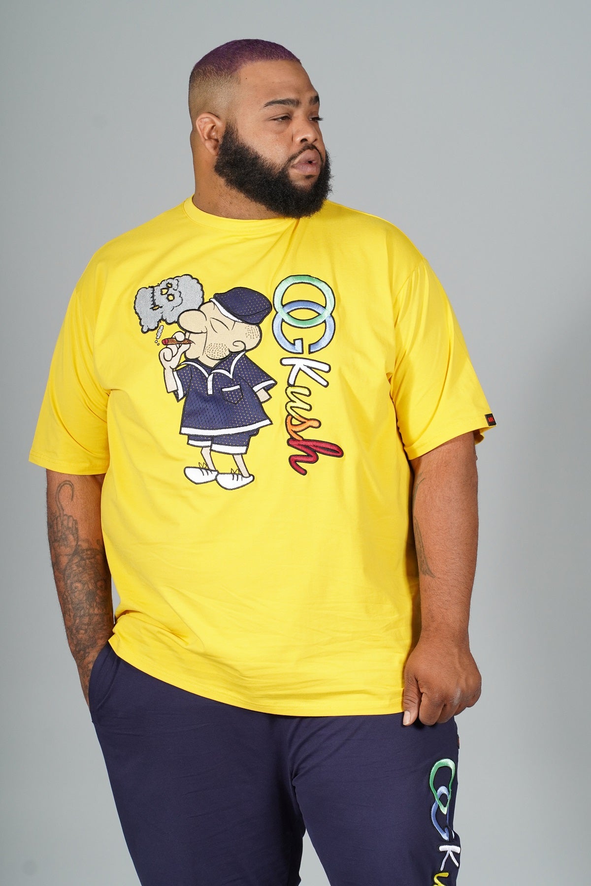 M320 - Makobi Og Kush Tee - Yellow