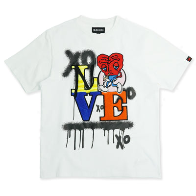 M203 No Love Tee - سفید