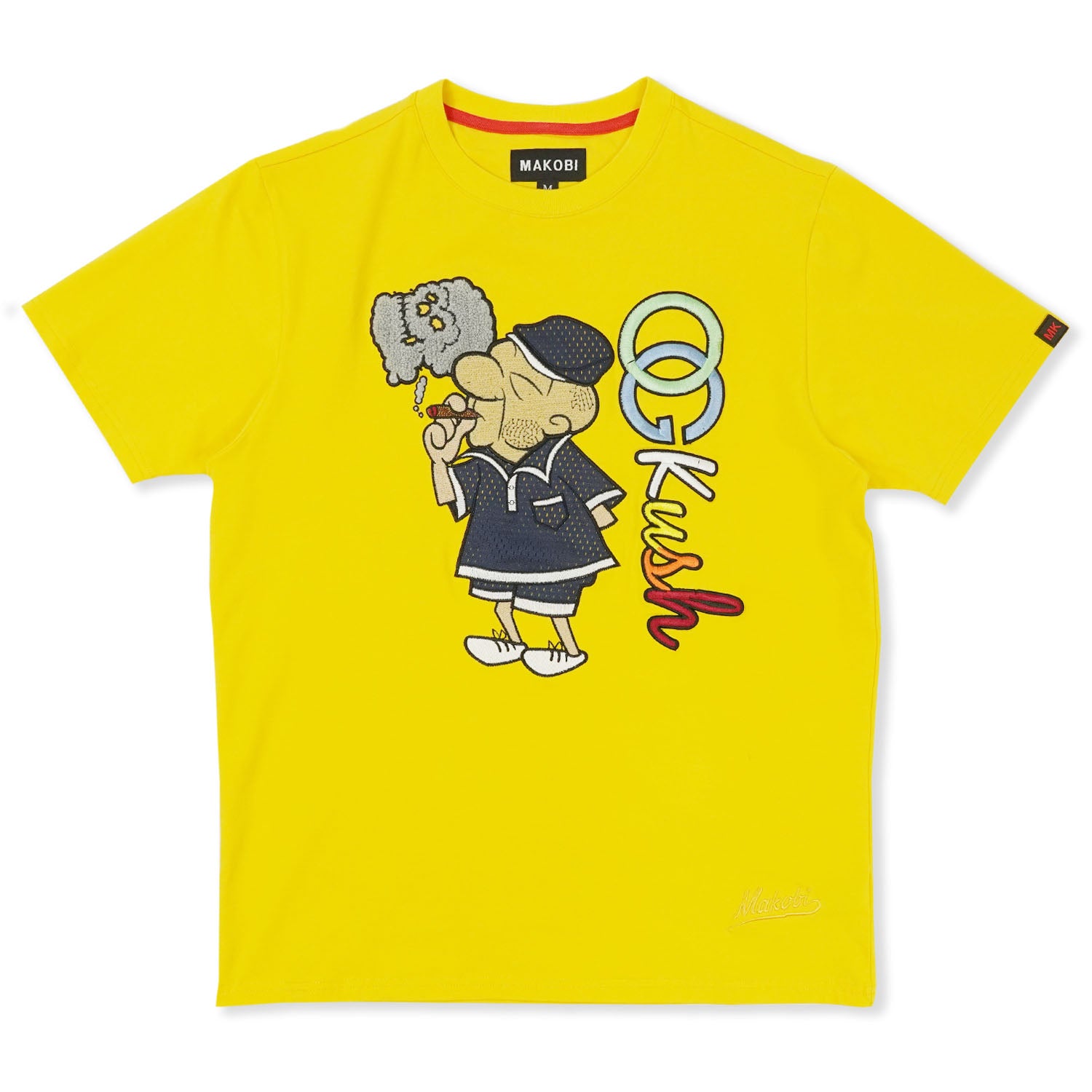 M320 - Makobi Og Kush Tee - Yellow