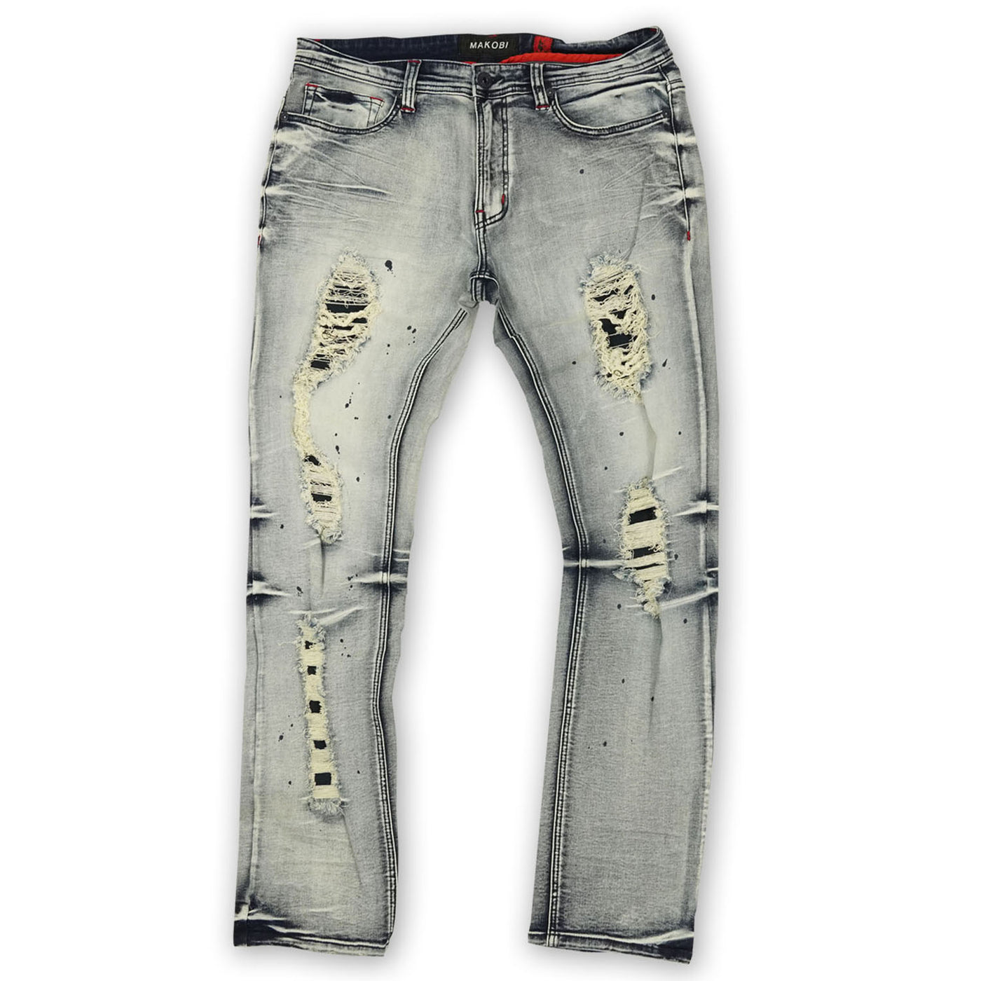 M1969 Bondi Shredded Jeans - Dark Wash