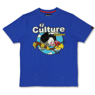 M370 No Culture Vultures Tee - Royal