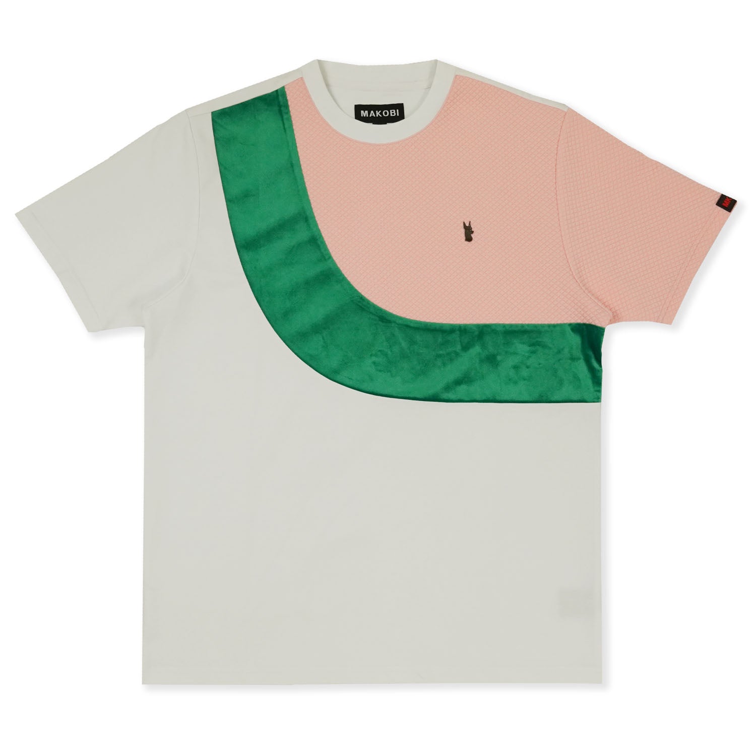 M273 Jacquard Ultra Suede Tee - White Pink