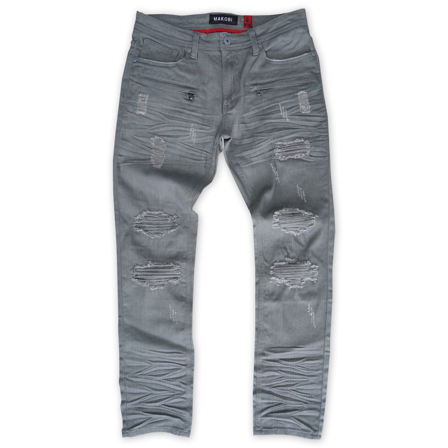 M1925 Rochester koodu shredded sokoto - Grey