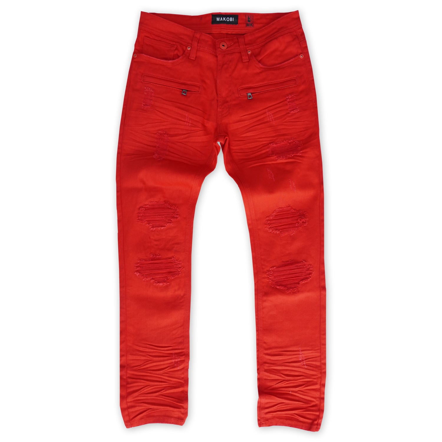 M1925 Rochester koodu shredded sokoto - Red