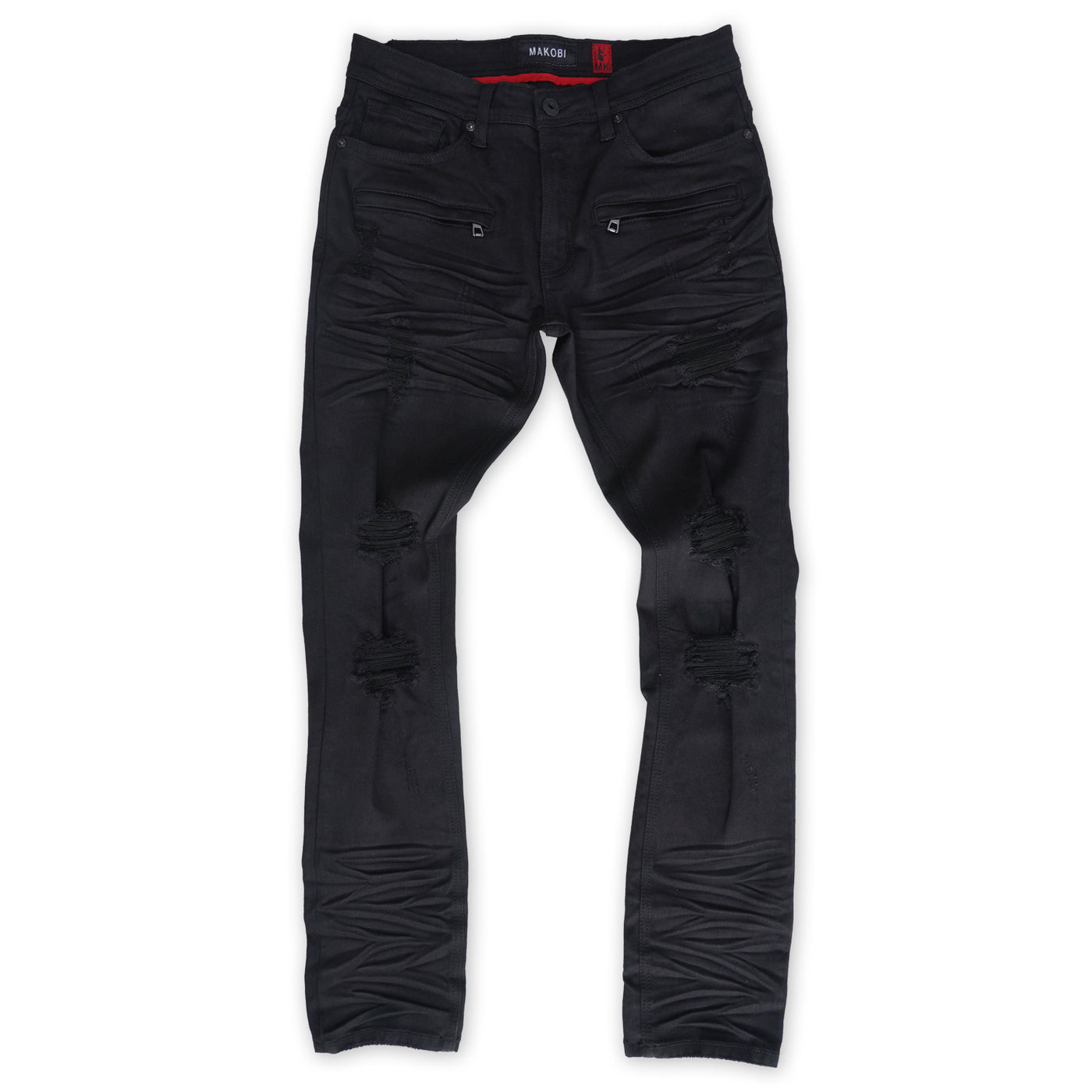 M1925 Rochester koodu shredded sokoto - Black / dudu