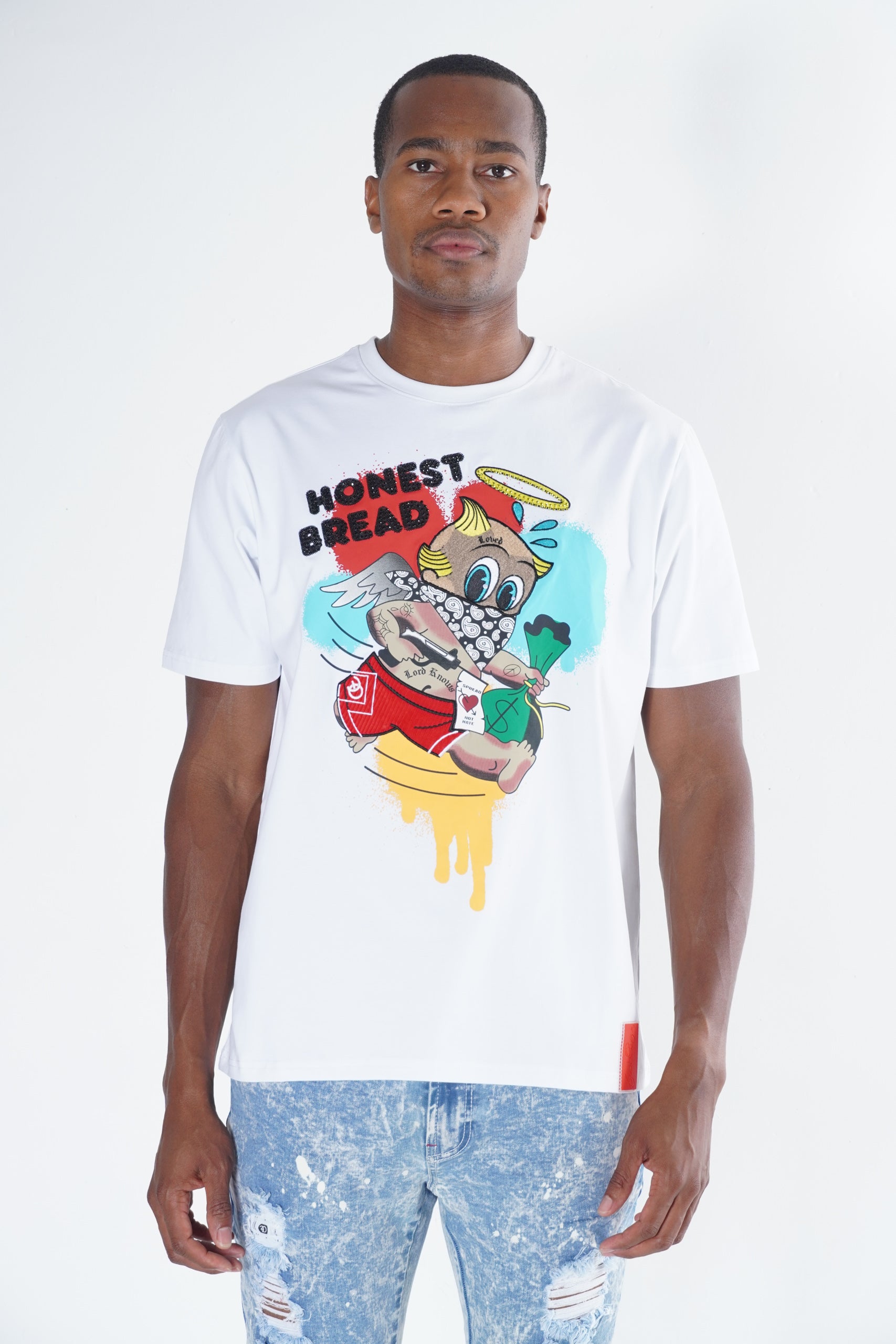 F144 Frost Honest Bread Tee - White