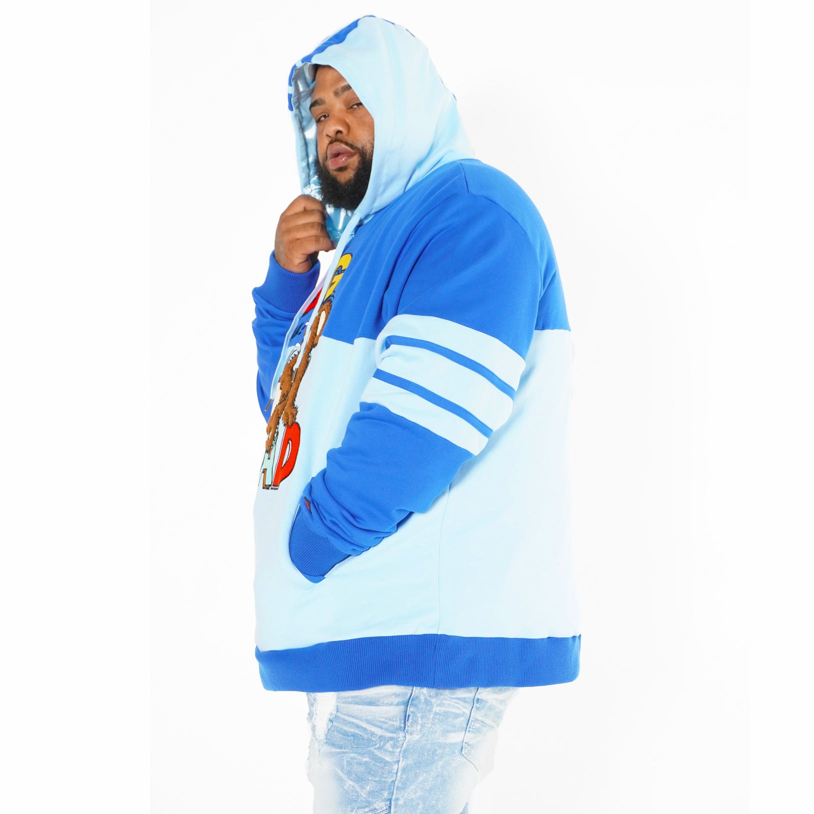 M3701 Big Mad Hoodie - رویال