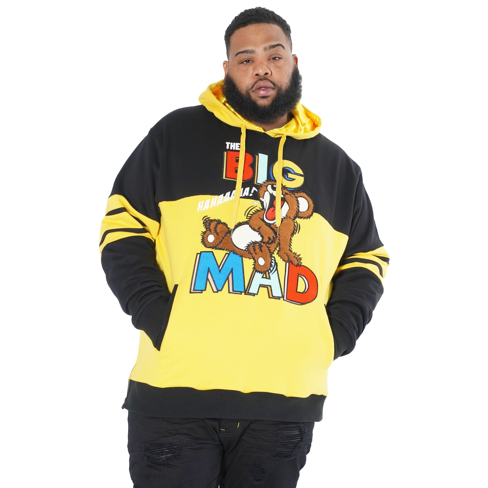 M3701 Big Mad Hoodie - Black