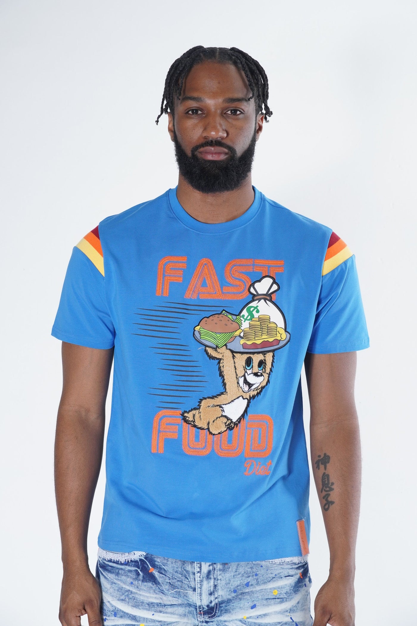 F121 Fast Food Tee - Royal