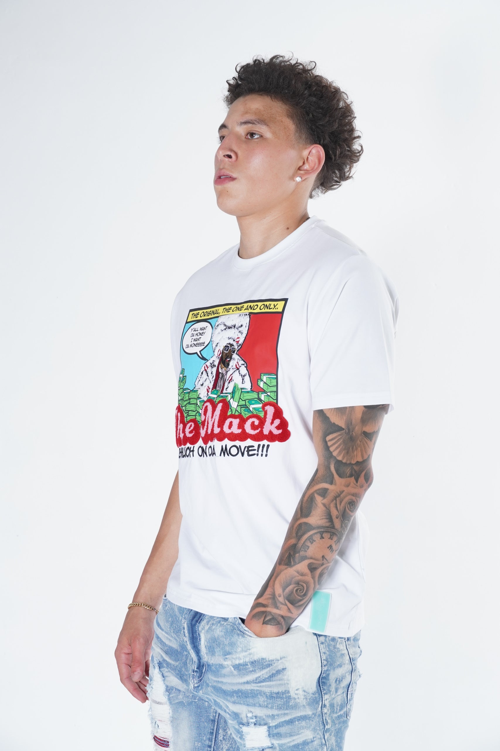 F166 The Mack Tee- White