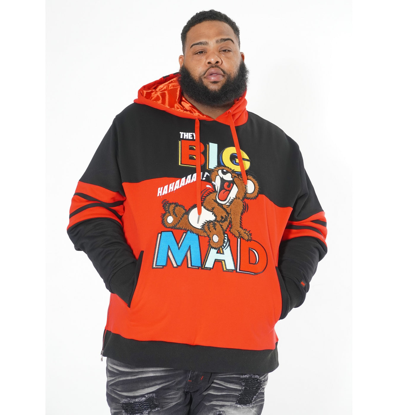 M3701 Big Mad Hoodie - Red