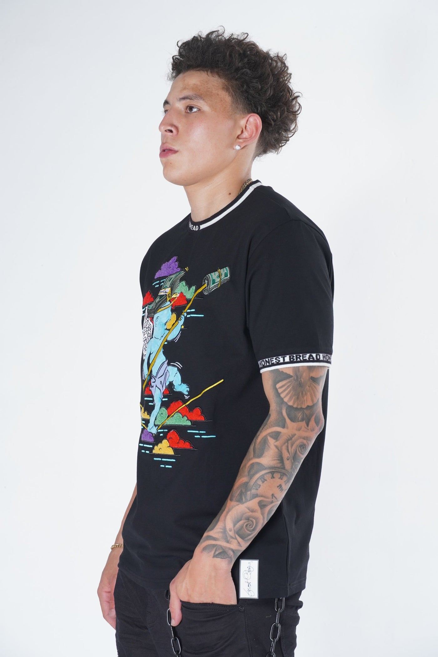 F123 Honest Bread Tee - Black