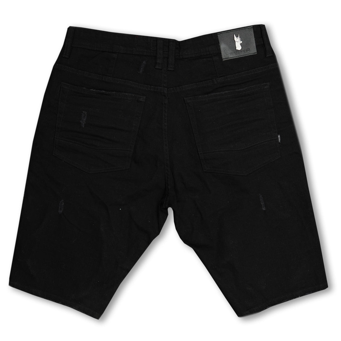 M771 Pacifica Shredded Shorts- Black/Black