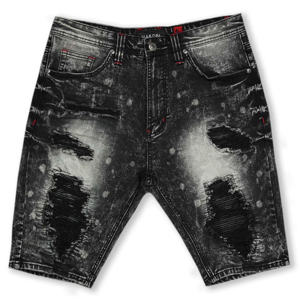 M771 Pacifica Shredded Shortd - Black Wash